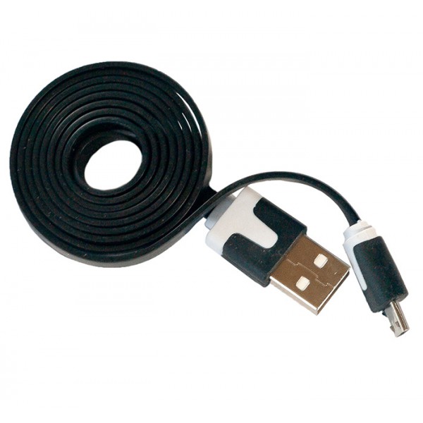 USB-MICRO USB cable 1m flat V8 / 0044