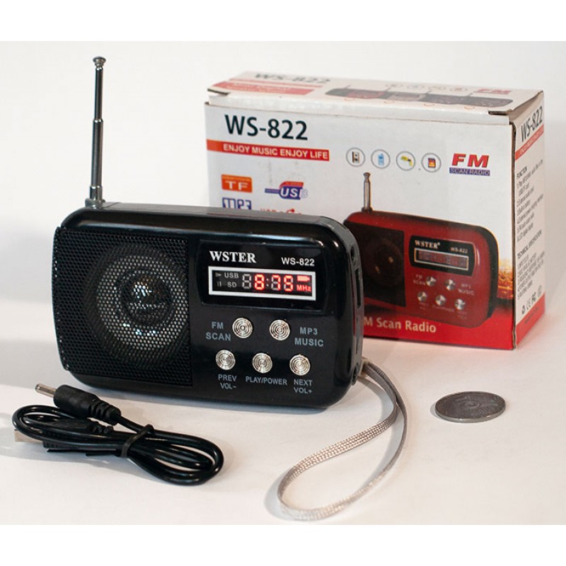 Портативное радио mp3. Wster ws968. WS-822. Wster колонка. Радиоприемник-плеер малый yg-601ar.