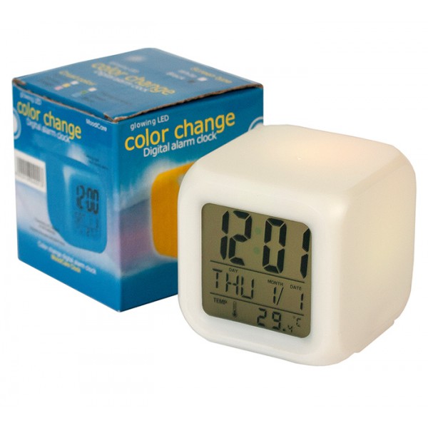 Luminous clock-chameleon CX 508 with alarm / thermometer