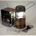 Camping folding lamp with solar panel G-85